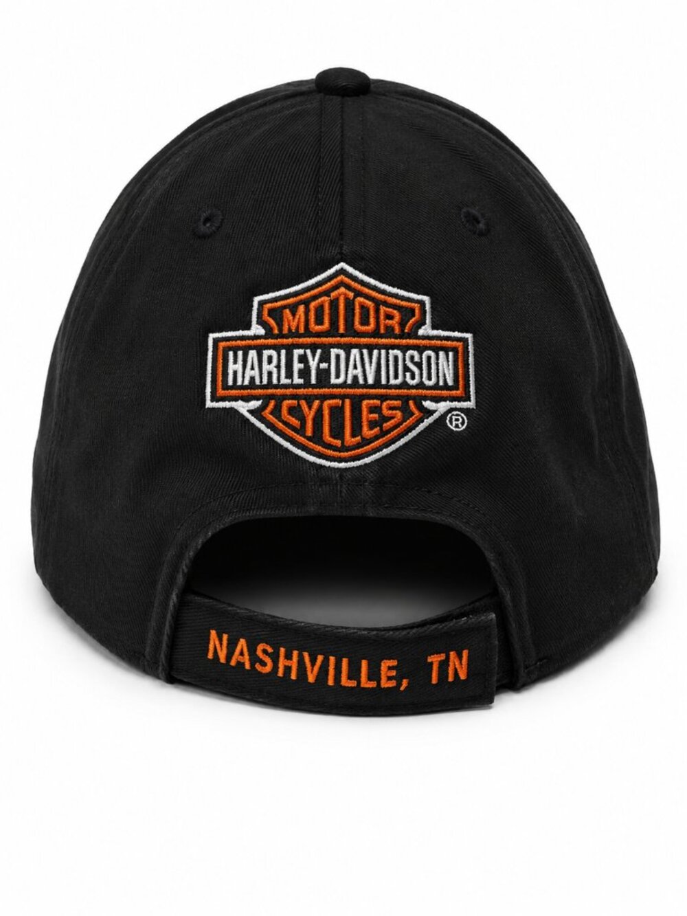 Harley-Davidson Boswell's Honky Tonk Nashville TN Black Adjustable Baseball Cap - Picture 3 of 5